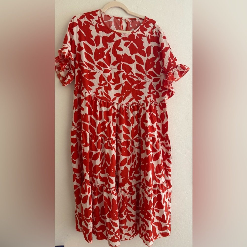 Colorful Plus Size Dress OX Temu